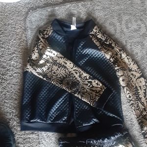 Zip up track suit and pants